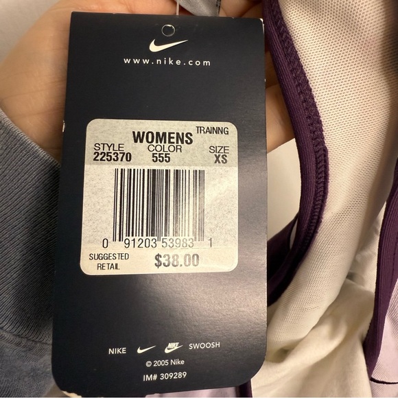 Nike Dri Fit Athletic Tank with Built In Sports Bra Size XS NWT - Picture 7 of 7